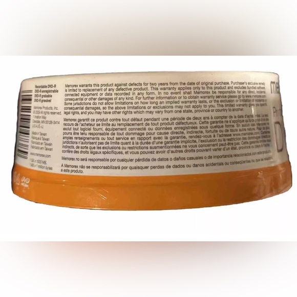 Memorex 20 Pack Printable DVD-R 16X 4.7GB 120Min. - Picture 2 of 4